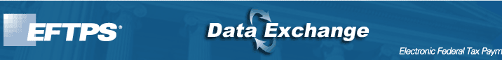 Electronic Federal Tax Payment System (EFTPS) Logo, links to Data Exchange home page